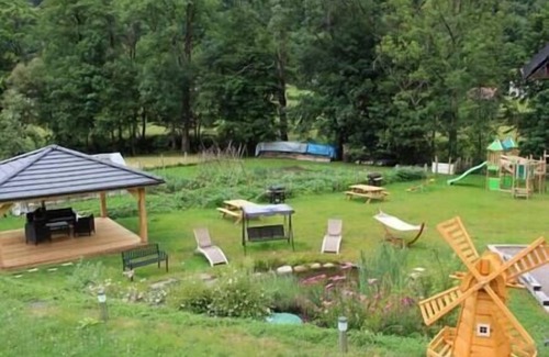 Rochesson Apartamento | Le Grand Chêne: private spa, swimming pool, playground, 8p