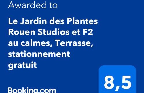 Quartier Saint-Clement - Jardin des Plantes Apartamento | Le Jardin des Plantes Rouen Studios et F2 au calmes, Terrasse, stationnement gratuit