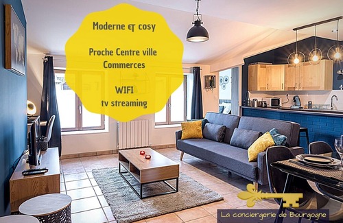Macon Apartamento | "Le Jean Jaurès" appartement moderne sur les quais de Mâcon