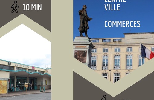 Macon Apartamento | "Le Jean Jaurès" appartement moderne sur les quais de Mâcon