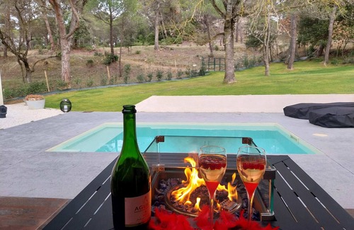 Malves-en-Minervois Casa | Le Loft "r"omain du Clos F.m.r Dans la Pinède Avec Piscine, Sauna, Spa, Billard