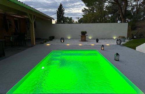 Malves-en-Minervois Casa | Le Loft "r"omain du Clos F.m.r Dans la Pinède Avec Piscine, Sauna, Spa, Billard