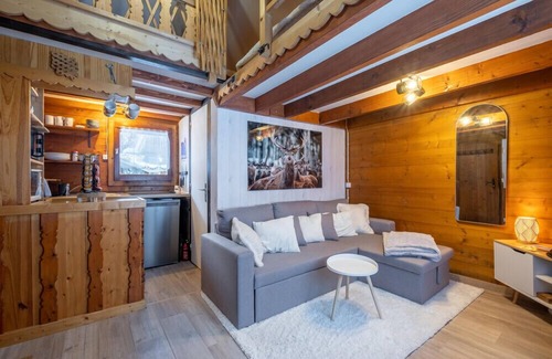Chamonix-Mont-Blanc Chalet De Esquí | Le Mazot - mezzanine with nice view