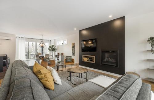 Magog Apartamento | Le Memph Chouette spacious comfortable condo cottage eco responsible 3 bedrooms private garage - hot tub & pool Memphrémagog Lake
