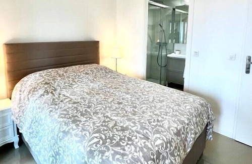 Plaine de la Brague Condominio | Le Mimosa : 1 bedroom apartment with terrasse, pool, AC, parking spot