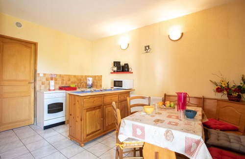 Saint-Andre-d'Embrun Apartamento | Le Mont Guillaume - 1 chambre, Terrasse et Jardin