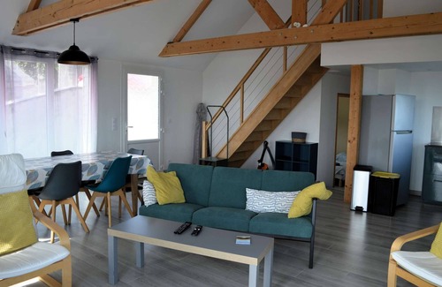 Saint-Come-de-Fresne Casa | Le Perchoir Avec vue Mer, à 300m de la Plage