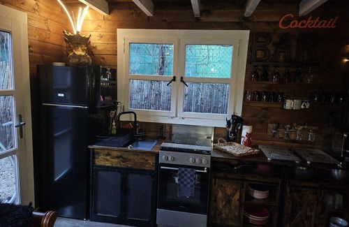 Saint-Jean-du-Pin Chalet De Esquí | Le Petit Chalet, Piscine, Jaccuzzi et Sauna