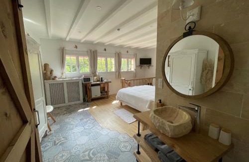 Saint-Epain Casa | Le Petit Nid du Vieux Logis Ravissante Suite dans vallée troglodyte