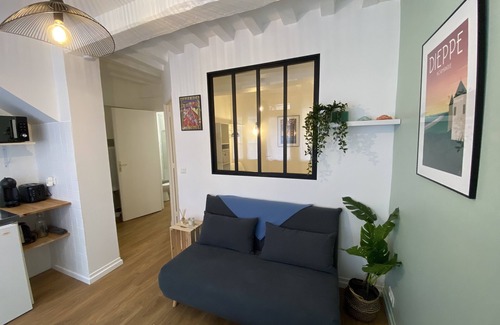 Dieppe Apartamento | Le Plaisancier: Centro histórico, entre el puerto y la playa, estacionamiento