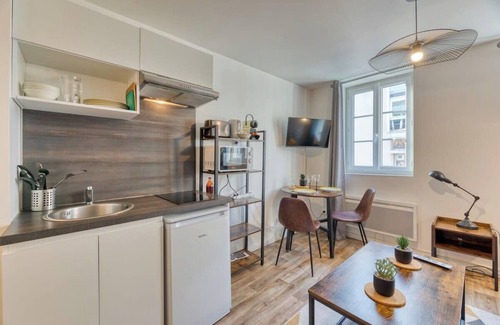 Quartier Pasteur Apartamento | Le Rémi : studio rénové au coeur de Rouen