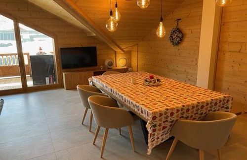 Saint-Sorlin-d'Arves Apartamento | LE REFUGE DES AIGUILLES / produit rare, superbe duplex 130m2, 10 pers., 4*