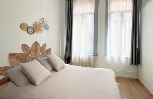 Saint-Omer Apartamento | Le Repaire des 12- Hypercentre, jardin, idéale groupes, 5 chambres 5 salles de bain