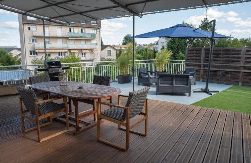 Brive-la-Gaillarde Apartamento | Le Rooftop Briviste - 2 Chambres