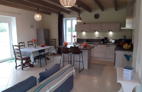 Saint-Martin-de-Villereal Casa | Le Saint SIB, casa de campo para 6 personas