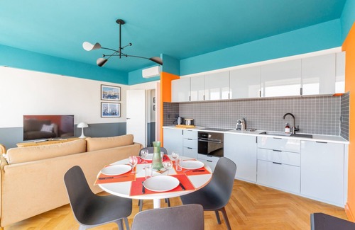 Hotel-de-Ville Apartamento | Le Skyline - Apt climatisé avec terrasse et vue sur Marseille