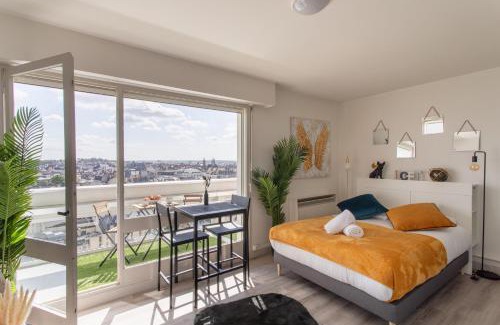 Bourg-l'Eveque Apartamento | Le Studio de l'Ange - Vue imprenable