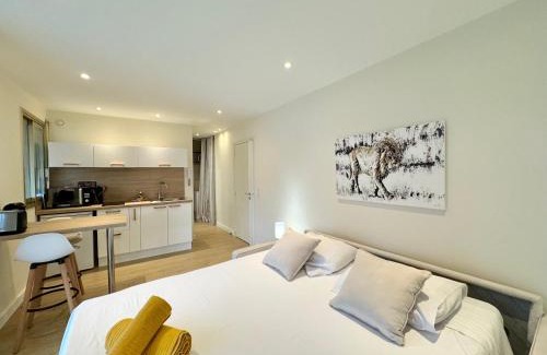 Pointe Croisette Apartamento | Le studio Palm Beach, Clim ,Parking, Neuf