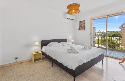 Plaine de la Brague Apartamento | Le Thalassa - Spacious - Sea View - AC - Parking - Pool