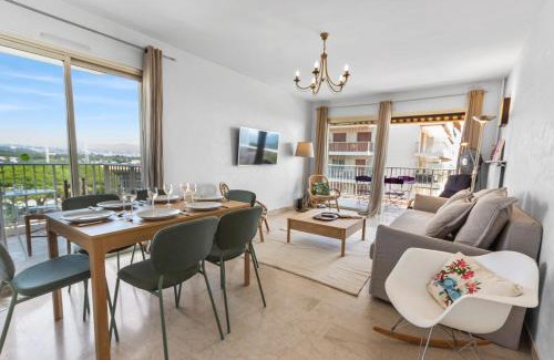 Plaine de la Brague Apartamento | Le Thalassa - Spacious - Sea View - AC - Parking - Pool