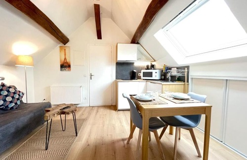 Quartier Centre Ville Apartamento | Le vieux MassyRER600mOrly20 minNetflixNeuf M13