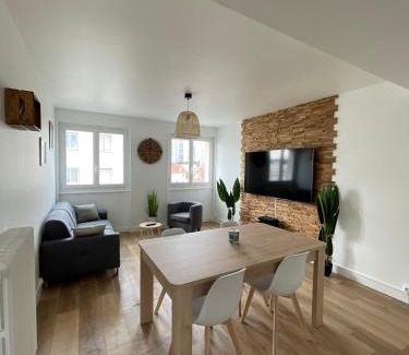 Clermont-Ferrand Apartamento | Le Zen - Wifi - Netflix - 3 chambres - Parking