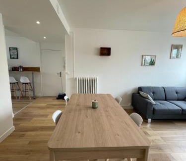 Clermont-Ferrand Apartamento | Le Zen - Wifi - Netflix - 3 chambres - Parking
