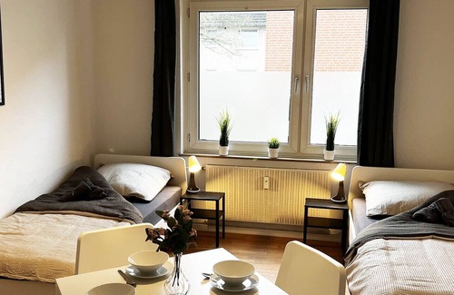 Lengerich Apartamento | Le03 - Ferienwohnung mit Balkon in Lengerich, 80 qm, 3 Zimmer, Max. 6 Personen
