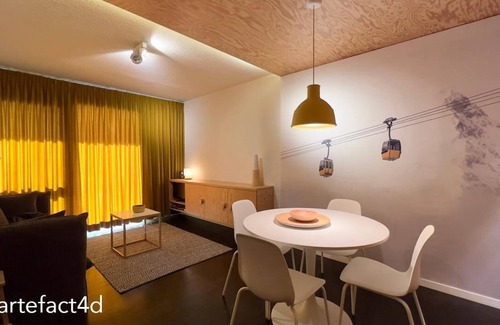 Les Deux Alpes Apartamento | LE66: Apartamento totalmente reformado, con vistas a las montañas y al lado de pistas.