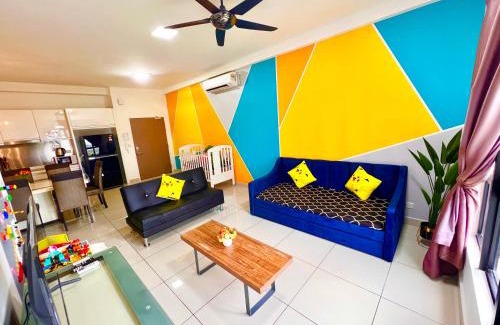 Medini Apartamento | Legoland -8min Walk-Spacious Kids friendly -500MBS-1-12Pax Kairos Stay