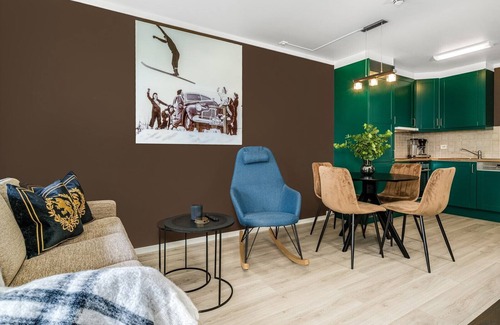 Beitostolen Apartamento | Leilighet på Beitostølen. Terrasse og Parkering