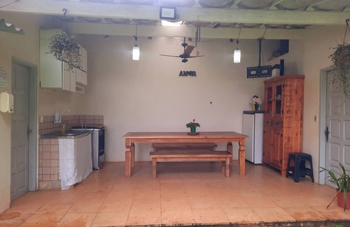 Jardim Oriental Casa | Leisure area, accommodation with swimming pool and barbecue. Close to the subway and SPExpo
