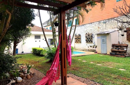 Jardim Oriental Casa | Leisure area, accommodation with swimming pool and barbecue. Close to the subway and SPExpo