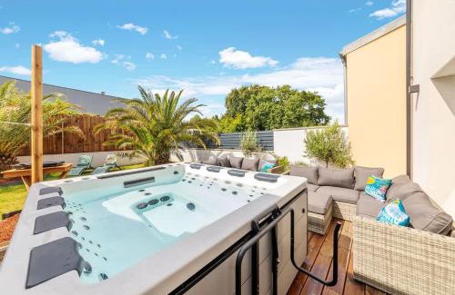 Saint-Meloir-des-Ondes Casa | Les Alizés - Maison 4 chambres - Jacuzzi/Sauna