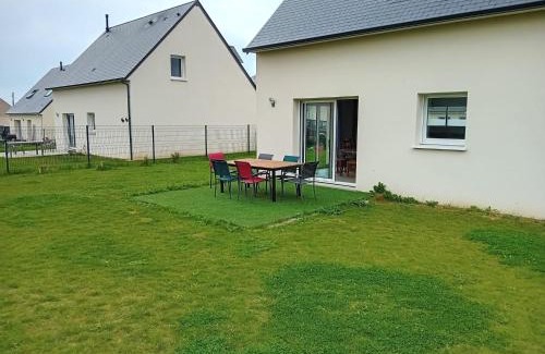Asnelles Casa | Les dunes, maison neuve 8 p bien équipée jardin clos, parking, garage à 850 m de la plage et centre bourg, sur plages du débarquement près Arromanches et Bayeux