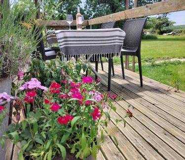 La Celle-sous-Gouzon Chalet De Esquí | Les Gîtes des Chaumes de Villeneuve - Le Chalet