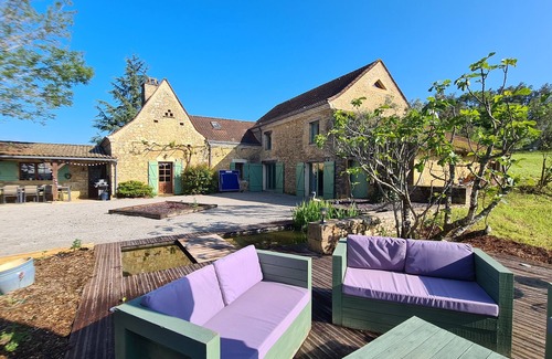 Daglan Casa | Les Hautes Vignes - A beautiful stone property, with private heated pool