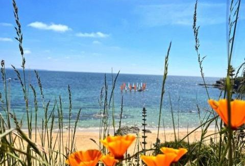 Clohars-Carnoet Apartamento | Les Oyats, vue sur mer, parking, GR34