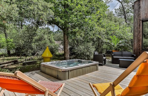 Saint-Hilaire-de-Riez Cabina | Sublime maison avec jacuzzi et piscine, proche mer