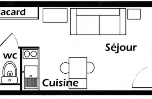 Les Saisies Apartamento | Les Saisies - Charmant studio pour 3 personnes avec vue sur pistes et Massif du Beaufortain - FR-1-293-188