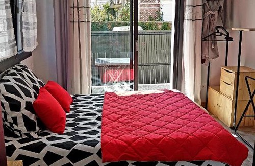 Berck-sur-Mer Apartamento | LES VAGUES, terrasse rez-de-ch, parking gratuit, lits faits, animal bienvenu et tout à pied