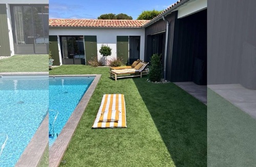 Le Bois-Plage-en-Re Casa | Les Villas du Bois, New 3 bedroom villa GAURA in the center of Le Bois Plage in Ré
