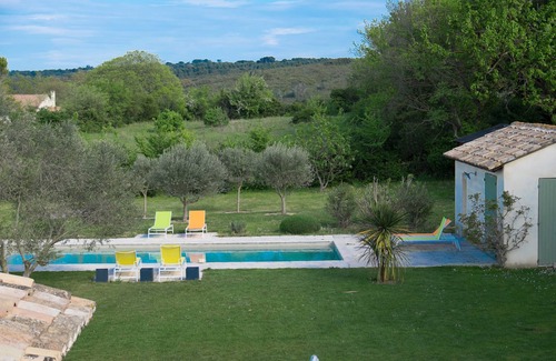 Uzes Villa | Menos de 10 min. a pie del centro de Uzès, villa de lujo con piscina climatizada