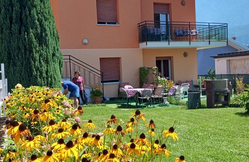 Barco Apartamento | Levico mit Eigene Garten, Neben Zentrum, 800 Meter Levicose Erdgeschosswohnung