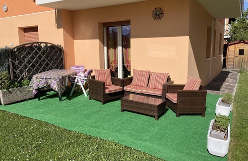 Barco Apartamento | Levico mit Eigene Garten, Neben Zentrum, 800 Meter Levicose Erdgeschosswohnung