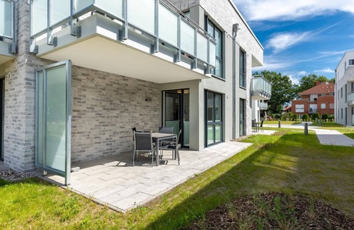 Boltenhagen Apartamento | Lichtdurchflutetes Apartment mit Sonniger Terrasse und nur 200 m zum Strand - Aparthotel Ostseeallee