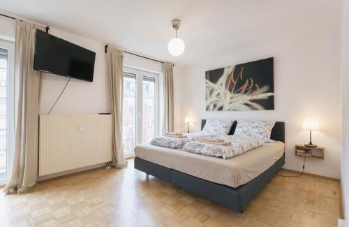Leipziger Vorstadt Apartamento | Lichtdurchflutetes Appartement im Hechtviertel