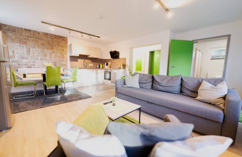 Hemfurth-Edersee Apartamento | Light-flooded architect's house in a quiet location Apartment "Green"