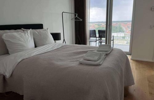 Aarhus C Apartamento | Lighthouse på Ø - Panoramaudsigt