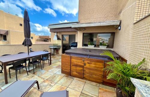 Riviera de Sao Lourenco Apartamento | Linda COBERTURA com Jacuzzi e vista para o Mar